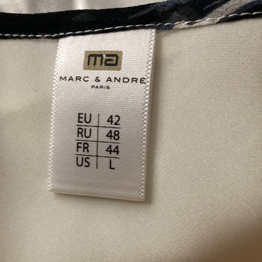 Mark & Andre Paris 100% silk chemise. NWT - Picture 5 of 5